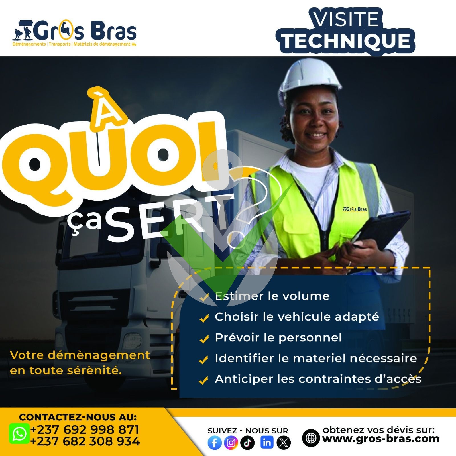 Déménagements GROS BRAS