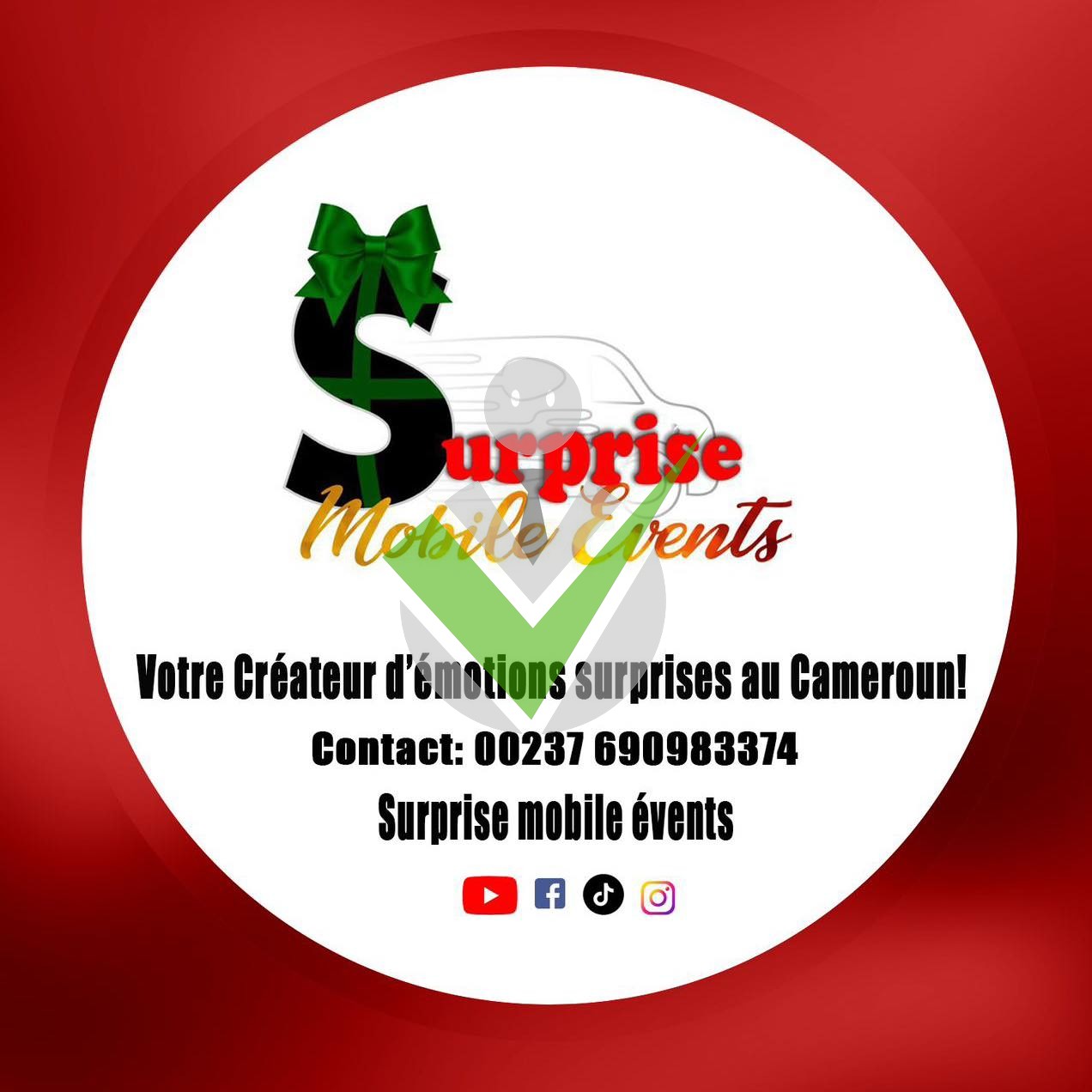 Surprise Mobile Évents Cameroun Surprise Mobile Évents Cameroun